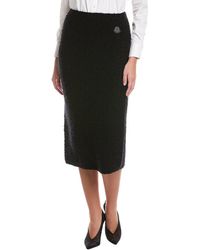Moncler - Wool-Blend Sweater Skirt - Lyst