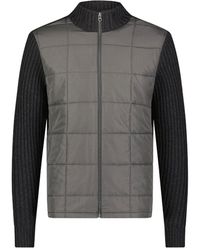 Swims - Ramberg Full Zip Quilted Wool-blend Sweater Jacket - Lyst