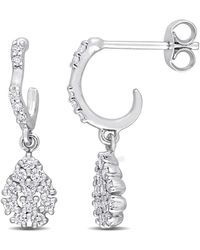 Rina Limor - 14k 0.42 Ct. Tw. Diamond Drop Earrings - Lyst