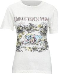 Dior - Linen T-Shirt, Size Int (Authentic Pre-Loved) - Lyst