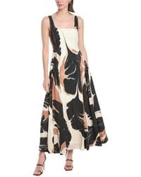 Jonathan Simkhai - Paola Linen-Blend Midi Dress - Lyst