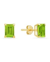 MaxColor - 14k 1.70 Ct. Tw. Peridot Studs - Lyst