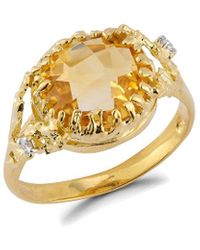 Reiss - 14K 0.03 Ct. Tw. Diamond Ring - Lyst
