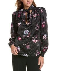 Laundry by Shelli Segal - Scarf Neck Blouse - Lyst