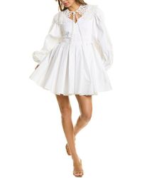 ROKH Angelic Mini Dress - White