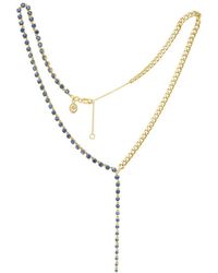 Effy Fine Jewelry - 14k 6.64 Ct. Tw. Diamond & Sapphire Necklace - Lyst