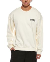 Helmut Lang - Ski Schedule Crewneck Sweatshirt - Lyst
