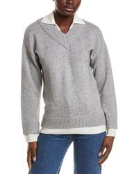 NAADAM - Premium Wool & Cashmere-Blend Layered Polo Sweater - Lyst