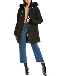 nb series by nicole benisti - Claremont Leather-trim Down Coat - Lyst