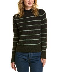 Vince - Brushed Wide Stripe Alpaca & Wool-Blend Sweater - Lyst