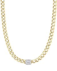 Ring Concierge - 14K 0.44 Ct. Tw. Diamond Curb Chain Necklace - Lyst