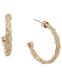 Juvell - 18K Plated Braided Hoops - Lyst