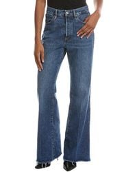 FRAME - The Lax Antidote Raw Fray Flare Jean - Lyst