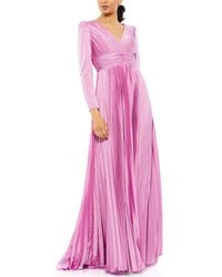 Mac Duggal - Pleated A-Line Gown - Lyst