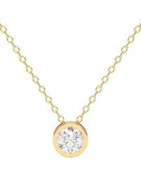 Lab Grown Diamonds - 14k 0.25 Ct. Tw. Lab-grown Diamond Necklace - Lyst