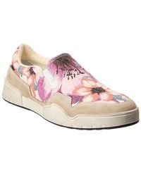 Isabel Marant - Delle Canvas & Suede Slip-On Sneaker - Lyst