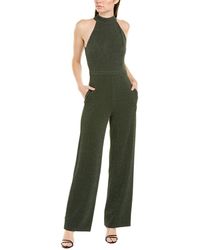 donna morgan jumpsuit with side stripe