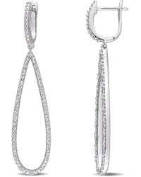 Rina Limor - 10k 0.24 Ct. Tw. Diamond Dangle Earrings - Lyst