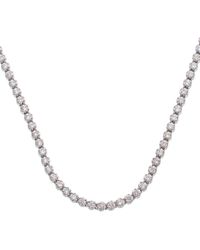 Diana M. Jewels 14k 2.20 Ct. Tw. Diamond Tennis Necklace - Metallic