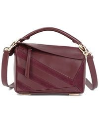 Tiffany & Fred Paris - Geometric Leather Satchel - Lyst
