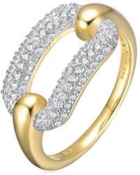 Genevive Jewelry - 14k Over Silver Ring - Lyst
