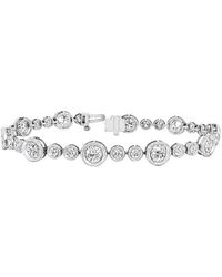 Lab Grown Diamonds - 14K 5.16 Ct. Tw. Lab-Grown Diamond Tennis Bracelet - Lyst