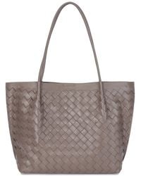 Tiffany & Fred Paris - Hand-Woven Large Leather Tote - Lyst