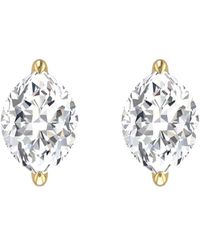 Lab Grown Diamonds - 14k 0.50 Ct. Tw. Lab Grown Diamond Earrings - Lyst