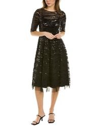 Johnny Was - Beaded Mesh A-line Dress - Lyst