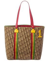 Dior - Trotter Canvas Rasta Tote (Authentic Pre-Loved) - Lyst