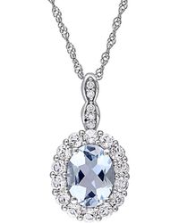 Rina Limor - 14k 1.66 Ct. Tw. Diamond & Gemstone Pendant Necklace - Lyst