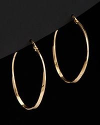 Italian Gold - 14k Round Hoops - Lyst