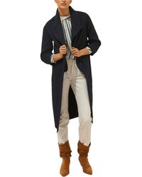 Ba&sh Ball Wool-blend Coat - Blue