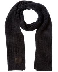 Vince - Shaker Stitch Wool & Cashmere-Blend Scarf - Lyst