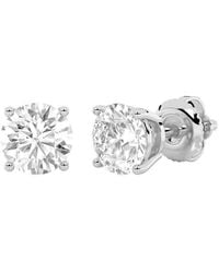 Lab Grown Diamonds - 14K 1.00 Ct. Tw. Lab-Grown Diamond Earrings - Lyst