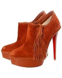 Christian Louboutin - Suede Platform Shoot (Authentic Pre-Loved) - Lyst