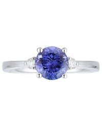 Gregg Ruth - 18K 1.67 Ct. Tw. Diamond & Tanzanite Ring - Lyst