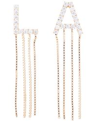 Eye Candy LA - Luxe Collection La Cubic Zirconia Crystal Drop Earring - Lyst