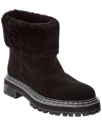 Proenza Schouler - Suede & Shearling Boot - Lyst