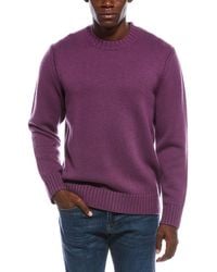 Vince - Relaxed Wool & Cashmere-Blend Crewneck Sweater - Lyst