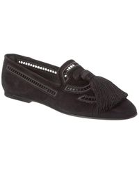 Tod's - Suede Flat - Lyst