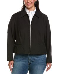 Lafayette 148 New York - Plus W Zip Front Tailored Jacket - Lyst