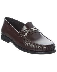 Celine - Luco Triomphe Leather Loafer - Lyst