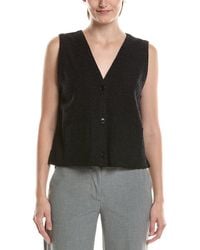 Eileen Fisher - Wool Vest - Lyst