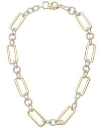 Juvell - 18k Two-tone Plated Twisted Cable Necklace - Lyst