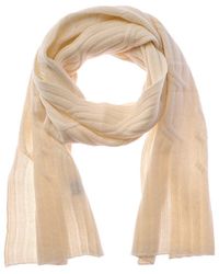 Hannah Rose - Wide Cable Cashmere Scarf - Lyst