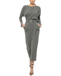 BGL - Wool-blend Midi Dress - Lyst