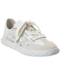 Jimmy Choo - Diamond Light Flex/F Leather Sneaker - Lyst
