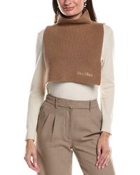 Max Mara - Knit Jersey Wool Scarf - Lyst
