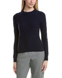 Bruno Magli - Cable Crewneck Wool & Cashmere-Blend Sweater - Lyst